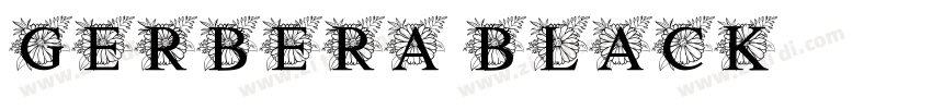 Gerbera Black字体转换